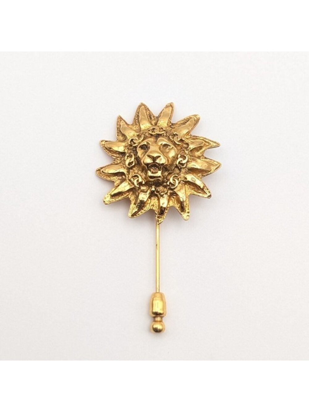 Chanel Pin Brooch Lion Gold First Era Vintage - Picture 2 of 7